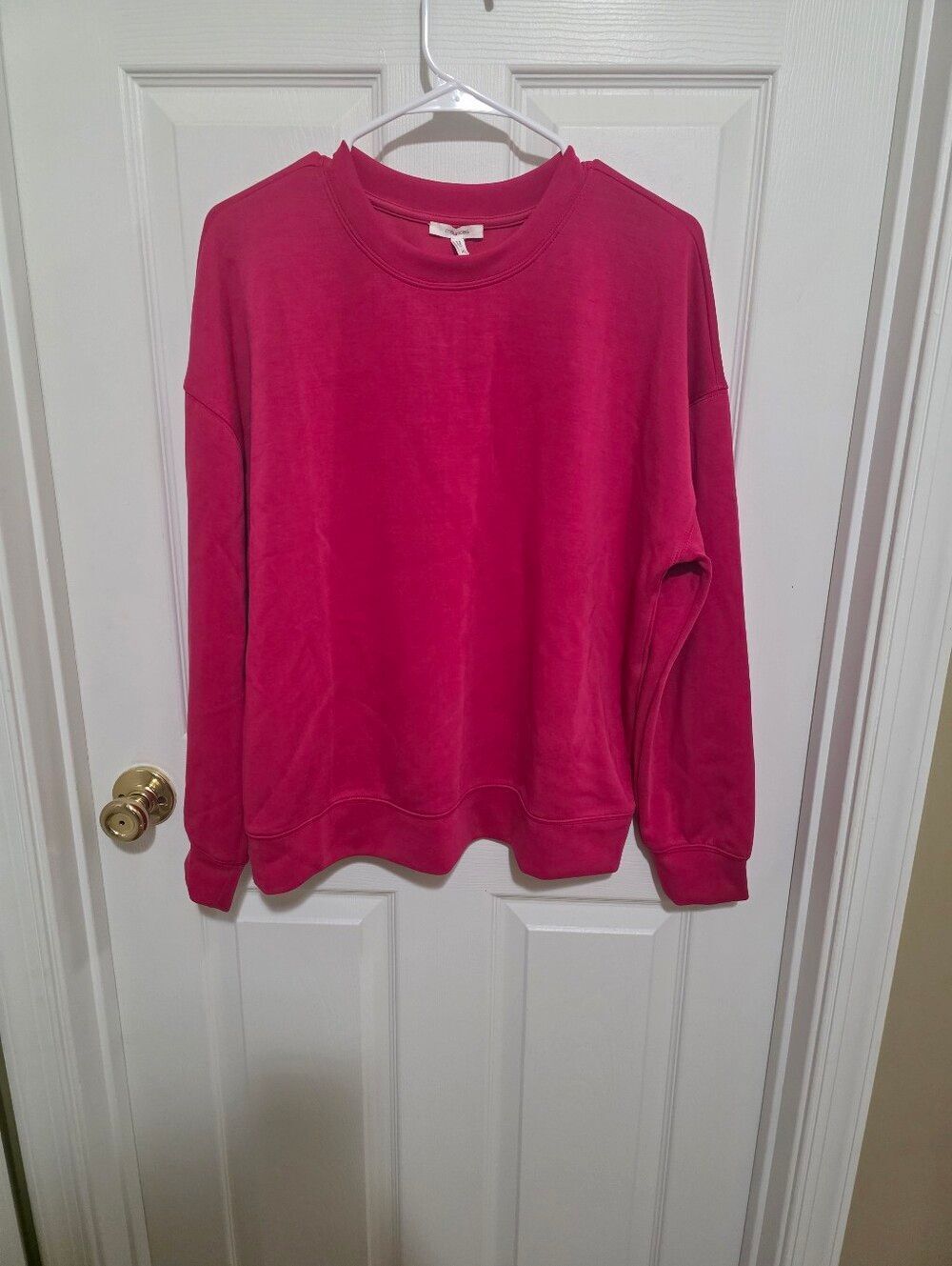 Maurices Fuschia Scuba Crewneck Pullover Sweatshirt NWOTS Size Xl